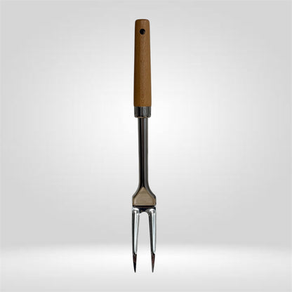 Fourchette de cuisine inox avec manche en bois – MBH