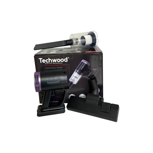 Aspirateur Balai  2 en 1 Multi-Cyclonique - TECHWOOD
