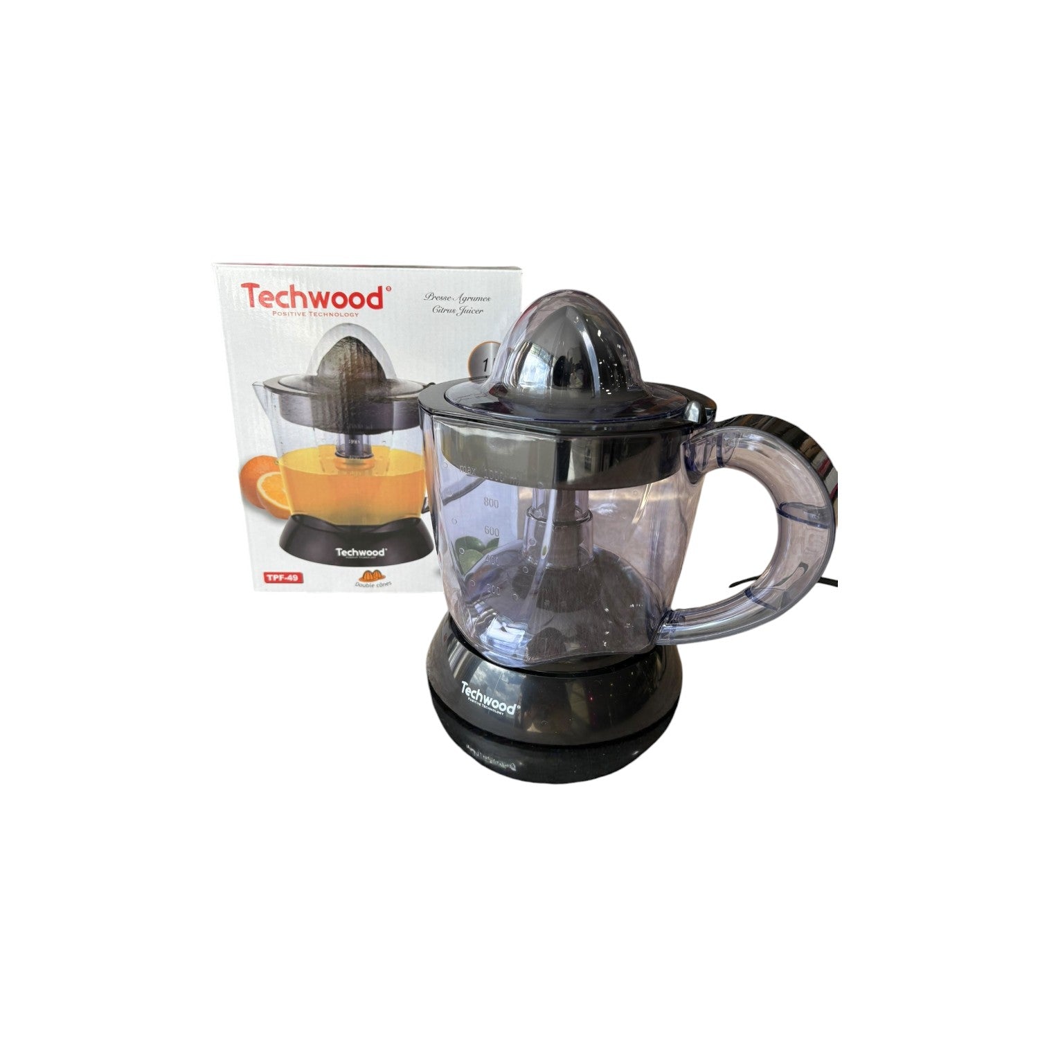 Presse Agrumes NOIR TPF-49 40W - TECHWOOD