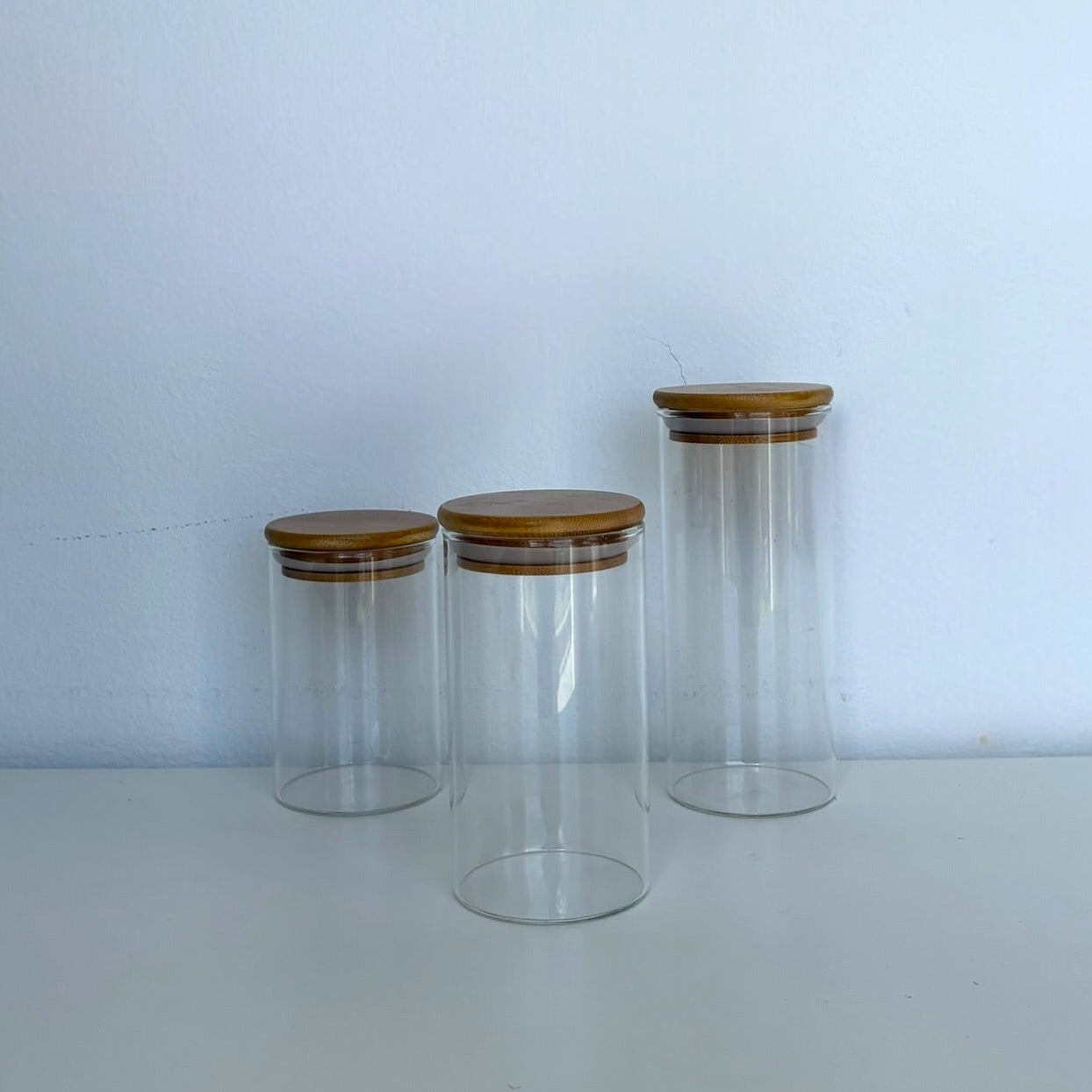 Boîtes à Épices en Verre & Bois – MBH