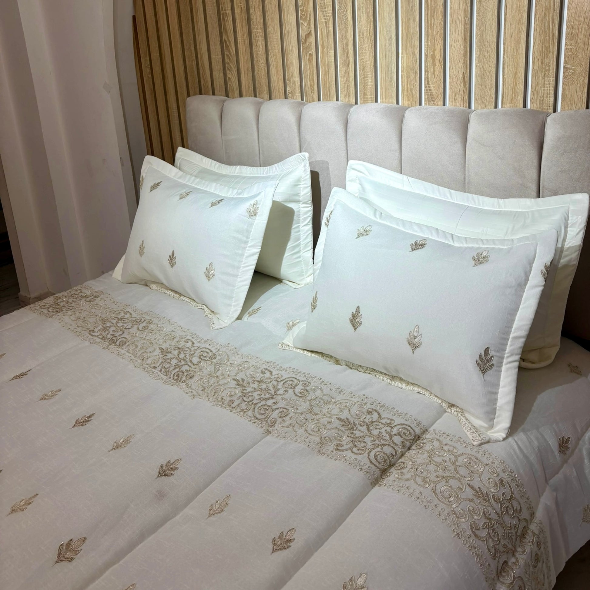 PARURE DE LIT MARIAGE KING SIZE KAMRAYA – MBH