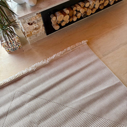 Tapis de Salon Bouclette Crème – MBH