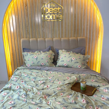 Ensemble Housse de Couette «Fleur de Sauge» 7 pièces - MBH