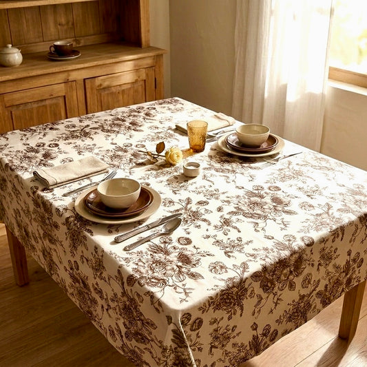 Nappe de Table Marron en V-Light - MBH