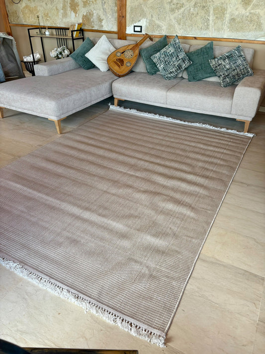 Tapis de Salon Bouclette Crème – MBH
