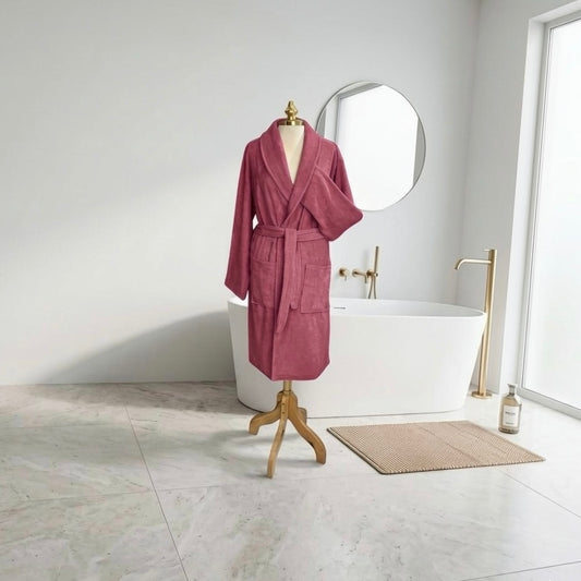 Peignoir Unisexe en Coton Pur – MBH