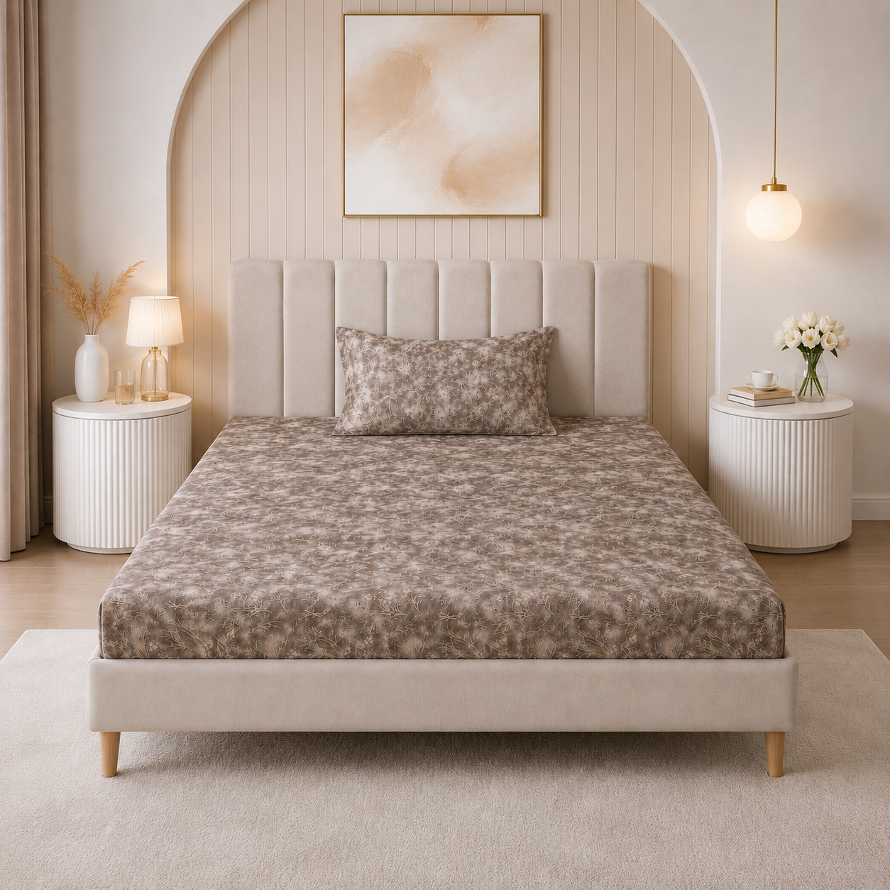 Parure de Lit en Coton Place et demie – MBH