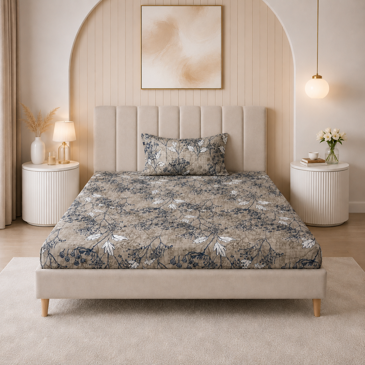 Parure de Lit en Coton Place et demie – MBH