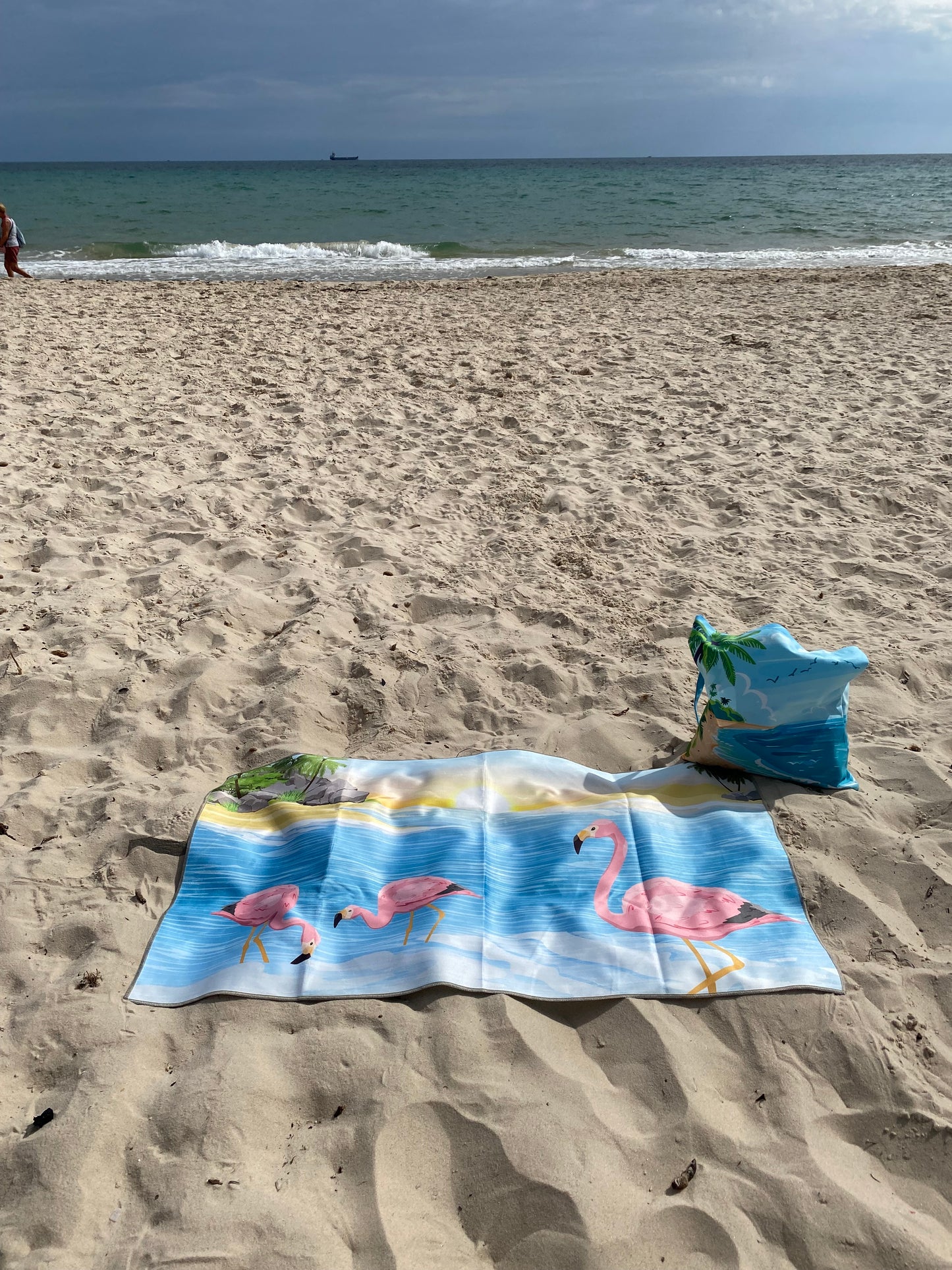 Sac et serviette de plage