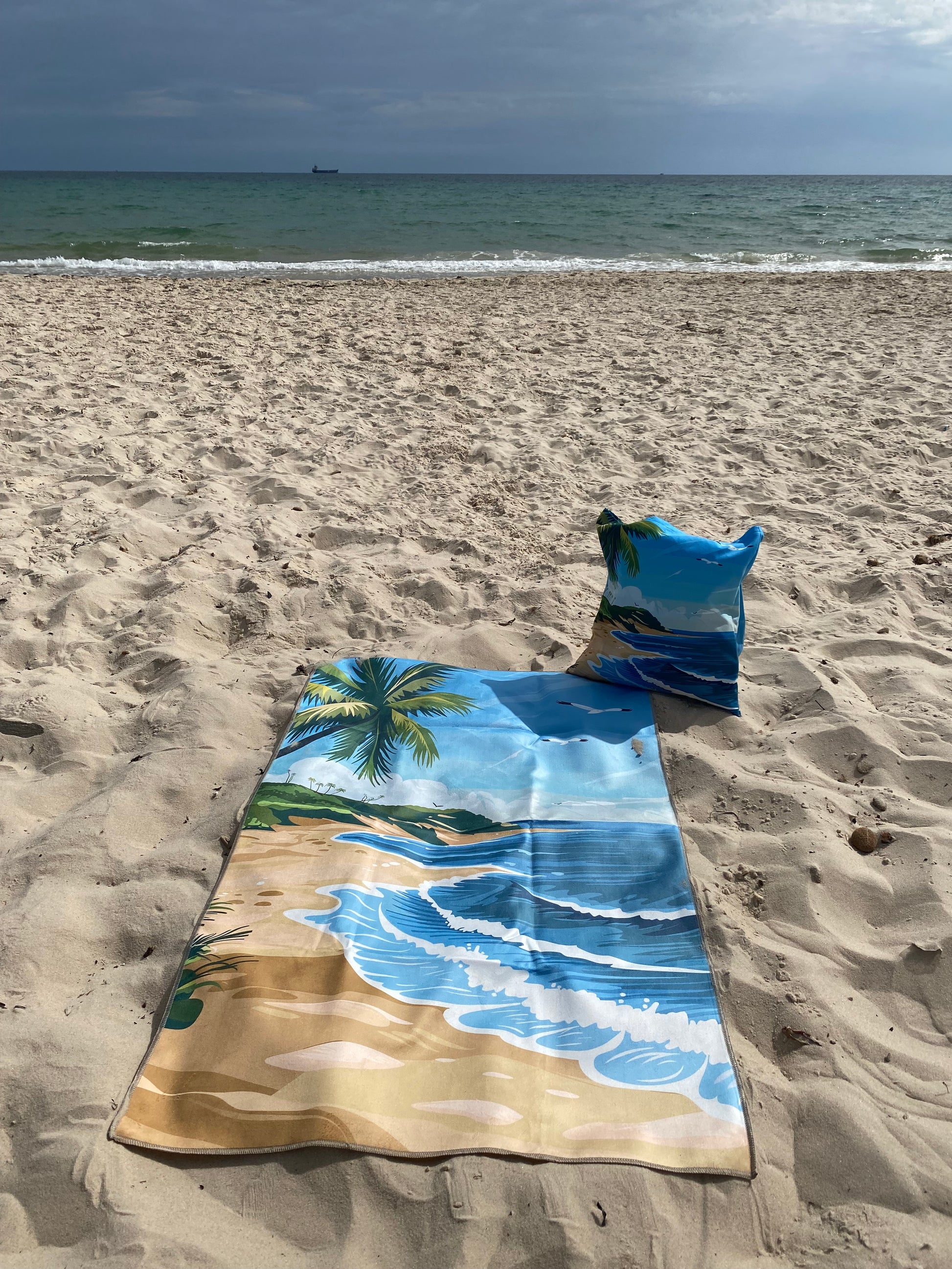 Sac et serviette de plage