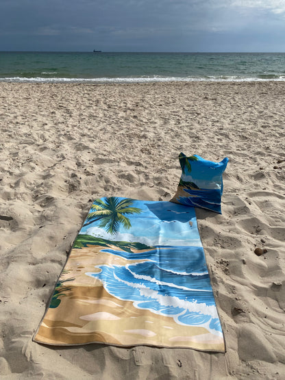 Sac et serviette de plage