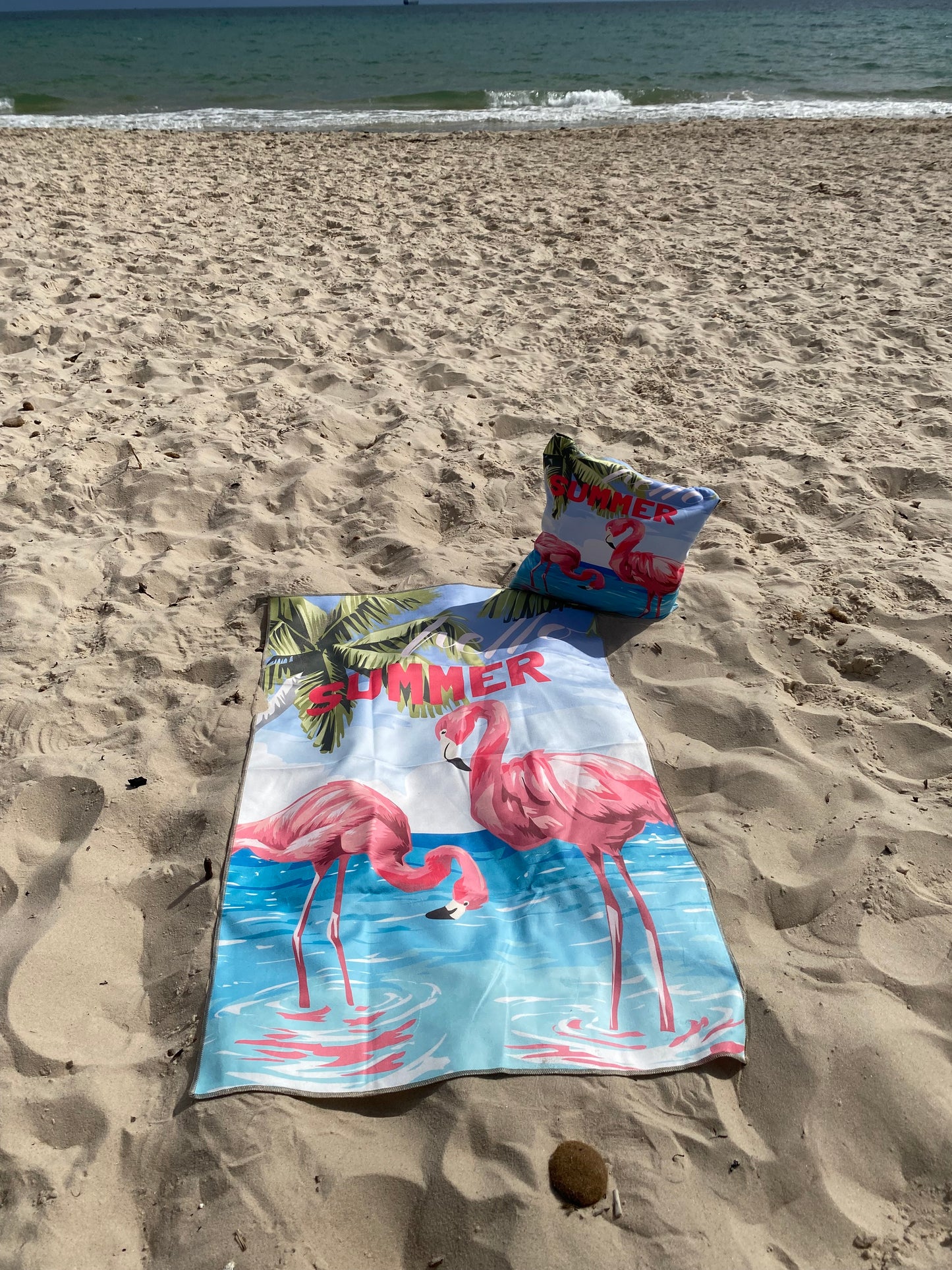 Sac et serviette de plage